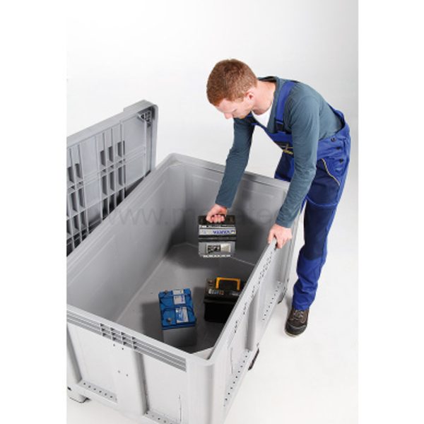 Kafijas -TeiL Box konteiners 610L ar paleti un pārklājiet 120x100x76 cm un ADR