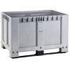 Kafijas -TeiL Box konteiners 610L ar paleti un pārklājiet 120x100x76 cm un ADR
