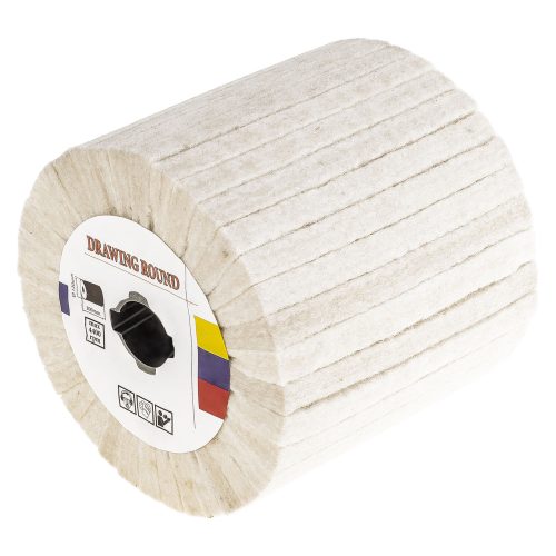 Filcs pulēšanas sfēra 110x100 mm par augstu gredzenu kokvilnas satinistu