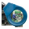 LED darbvirsmas lampa ar 5x/10x lielisku stiklu - zilu
