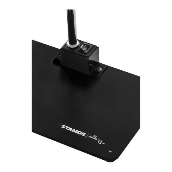 LED darbvirsmas lampa ar 5x/10x paplašināšanas stiklu un rokturi PCB