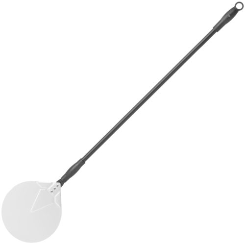 Pizza Tac lāpsta ar pārvietojamu rokturi alumīnija apaļais diametrs 230 mm garums 1200 mm - Hendi 617151
