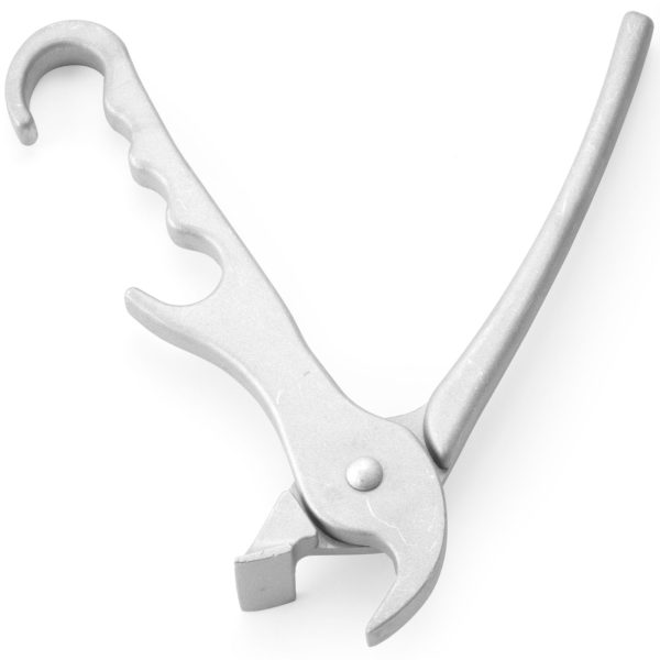 Gripper turētājs lokšņu metāla picas alumīnija garums 200 mm - Hendi 61731