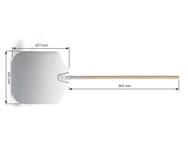 Picas krāsns lāpsta 1320 mm - Hendi 617861