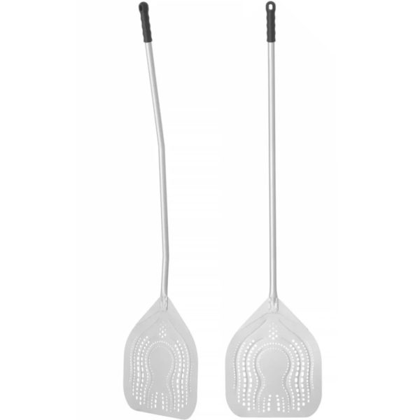 Pizza Poble Pizze Square arēna, kas perforēta ar saliektu rokturi 325 x 1475 mm