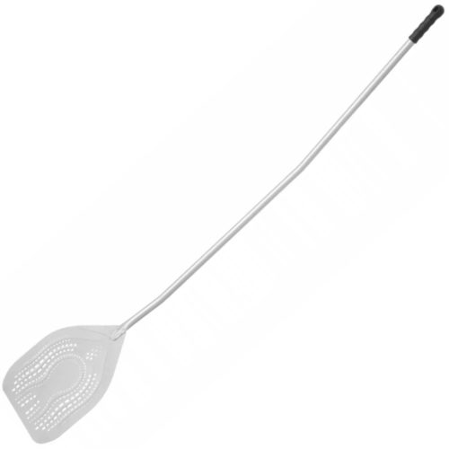 Pizzas lāpstiņas perforēta kvadrāta arēna ar saliektu rokturi 350 x 1840 mm