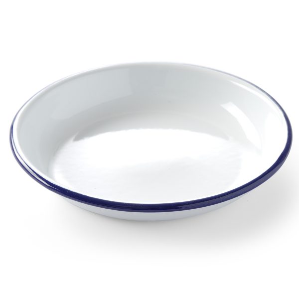 Dziļi emaljēta plāksne balts diametrs 180 mm Hendi 621240