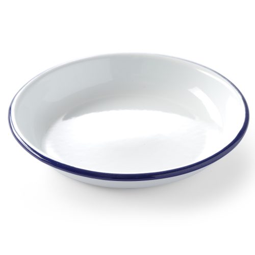 Dziļi emaljēta plāksne balts diametrs 220mm Hendi 621264