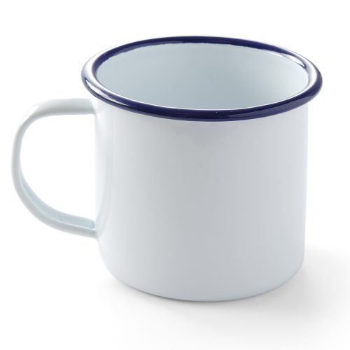 Emaljēta krūze ar baltu rokturi 520 ml Hendi 621301