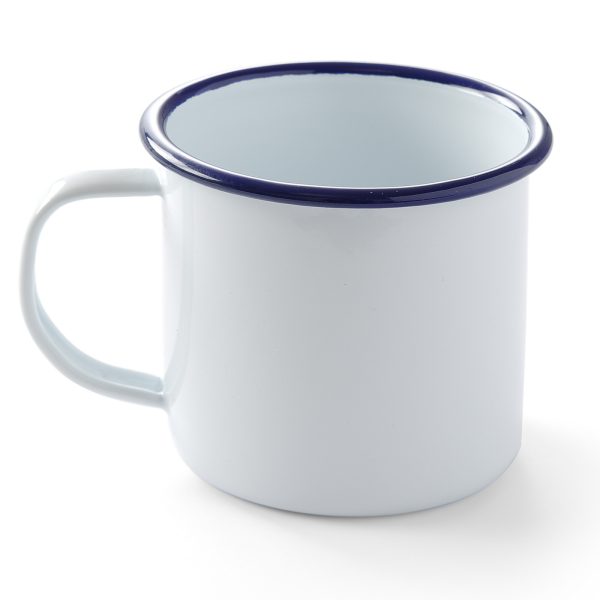 Emaljēta krūze ar baltu rokturi 520 ml Hendi 621301