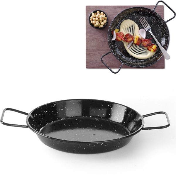 Cepšanas panna/bļoda ar paella emaljēto diametru 24 cm - Hendi 622858