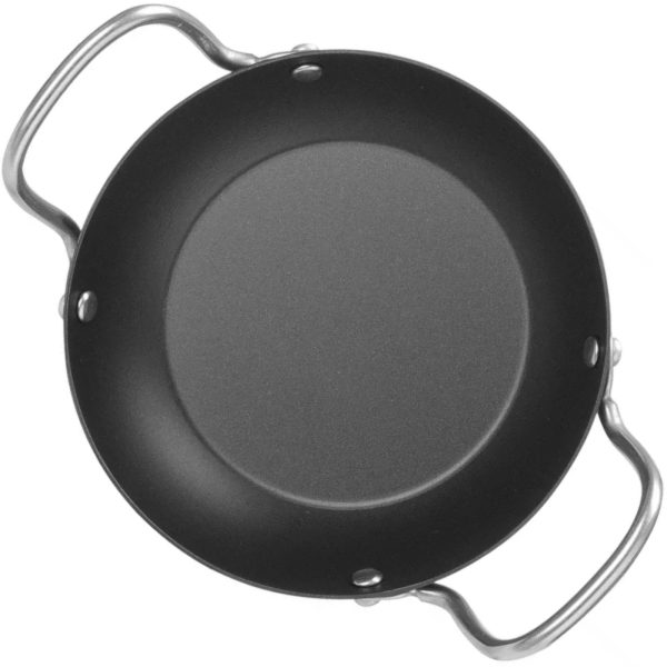 Universāla serozēšanas panna ar oglekļa tērauda diametru 164 mm
