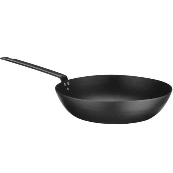 Wok universālais oglekļa tērauda diametrs 304 mm