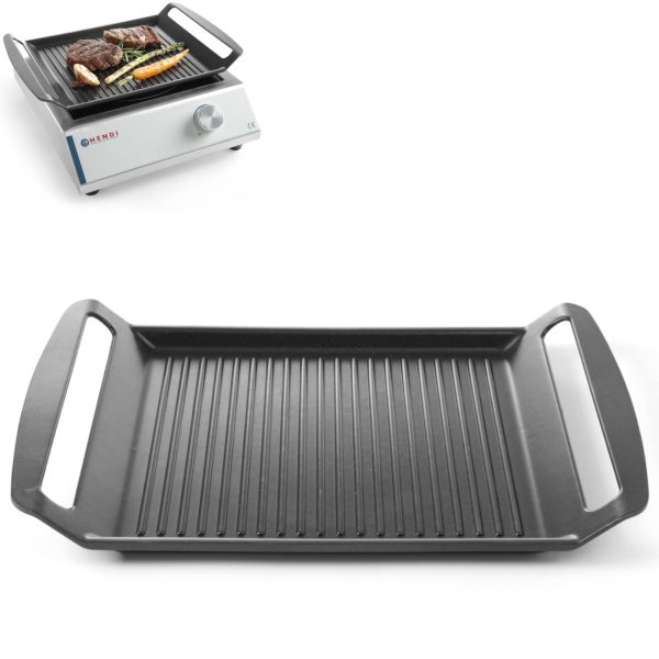Grila TAC plāksne indukcijas plīts Teflon 39x26cm - Hendi 629130