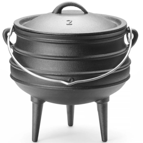 Zemes katls medību katls virs ugunskura sautējumu zupām 245 x 280 mm 6 l