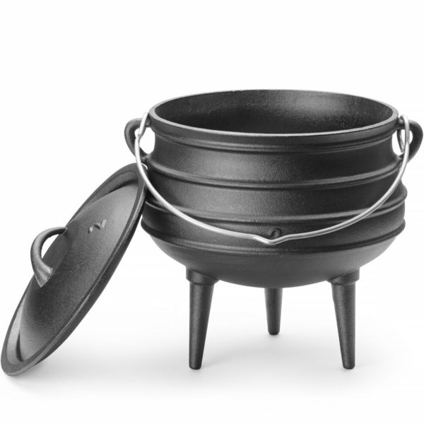 Zemes katls medību katls virs ugunskura sautējumu zupām 245 x 280 mm 6 l