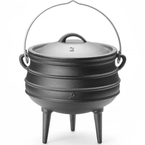 Zemes katls medību katls virs ugunskura sautējumu zupām 245 x 280 mm 6 l