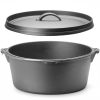 Kultāts medību katls virs ugunskura sautējumu zupām 310 x 155 mm 7,2 l