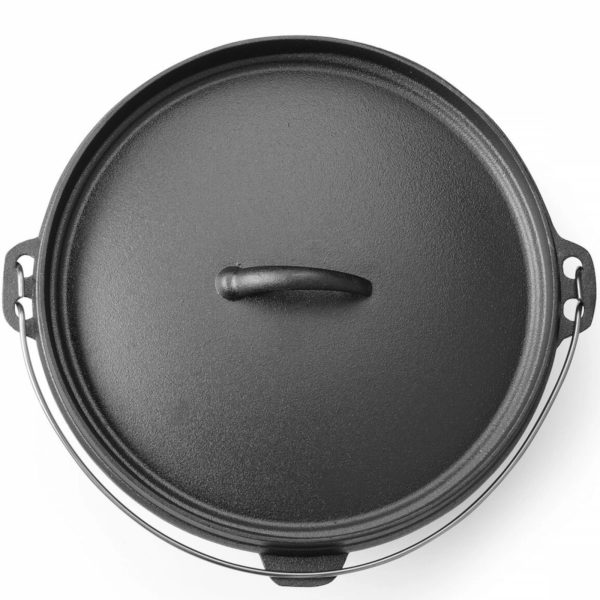 Kultāts medību katls virs ugunskura sautējumu zupām 310 x 155 mm 7,2 l
