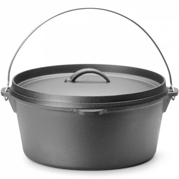 Kultāts medību katls virs ugunskura sautējumu zupām 310 x 155 mm 7