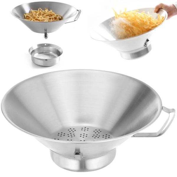 Nerūsējošā tērauda sietiņš kartupeļiem - Hendi 630808