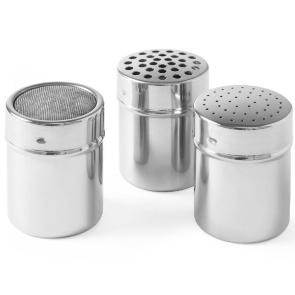 Virtuves dozators parmezāna sieram, nerūsējošais tērauds, diametrs 55 mm, augstums 75 mm - Hendi 631102