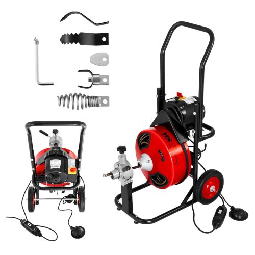 Smidzinātāja smidzinātāja spirāle elektriskām caurulēm 390W 23M MSW-DRAIN Clean 23E + galvas