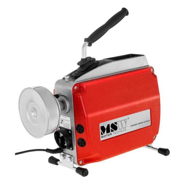 Elektriskā cauruļu tīrīšanas mašīnas virzuļa diametrs. 20–150 mm MSW POWER DRAIN CLEAN 2.3E + piederumi