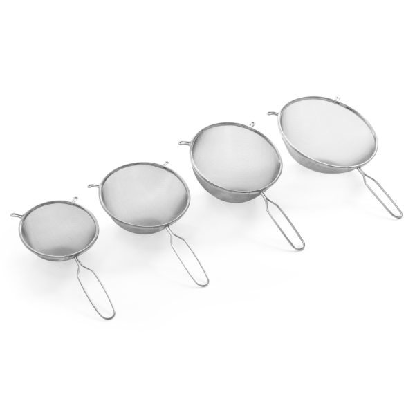 Profi Line smalkais siets ar nerūsējošā tērauda rokturiem, diametrs 220 mm - Hendi 637401