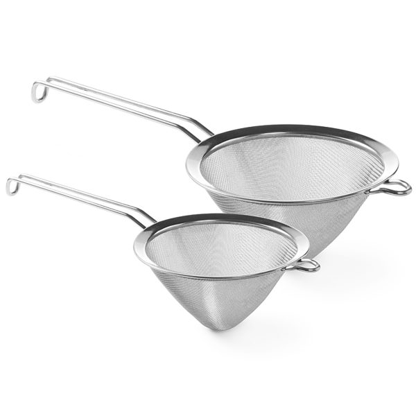 Ķīniešu konisks siets ar blīvu tērauda sietu 160 mm - Hendi 647516