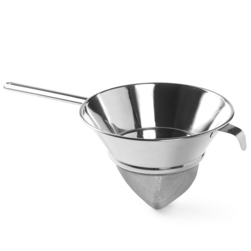 Ķīniešu konisks siets ar blīvu tērauda aci 245 mm - Hendi 647561