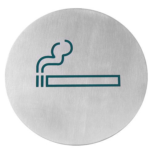 Pašnodrēzes informācijas plāksne nerūsējošā tērauda smēķēšanai 160 mm - Hendi 663820