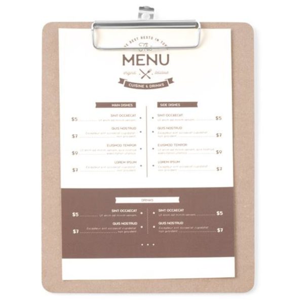 Izvēlnes paneļa spilventiņš izvēlnei ar starpliktuvi 185x245 mm - Hendi 664162