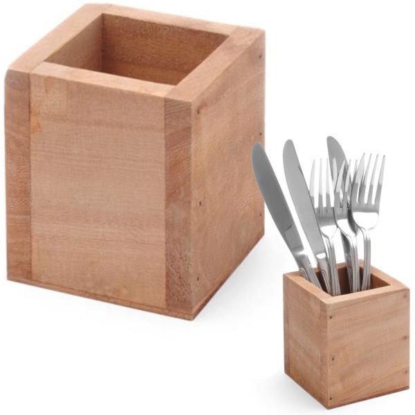 Koka galda piederumu konteiners 80x80x95 mm - Hendi 664186