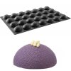 Silikona forma pralines cepšanai putām 600 x 395 mm - pusloks