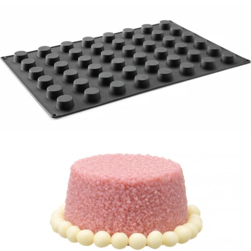 Silikona forma pralines cepšanai putām 570 x 375 mm - mini smalkmaizītes