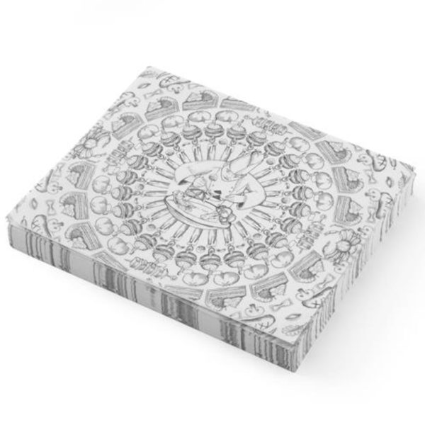 Pergamenta papīrs uzkodām kartupeļiem Print Chef 500 PCS 250x200 mm - Hendi 678220