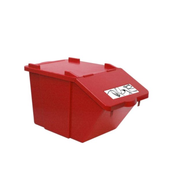 BUNK atkritumu šķirošanas konteiners - sarkans 45L