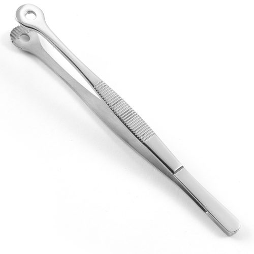 Placentas pincete ar apaļiem galiem ēdieniem 150 mm hendi 680124
