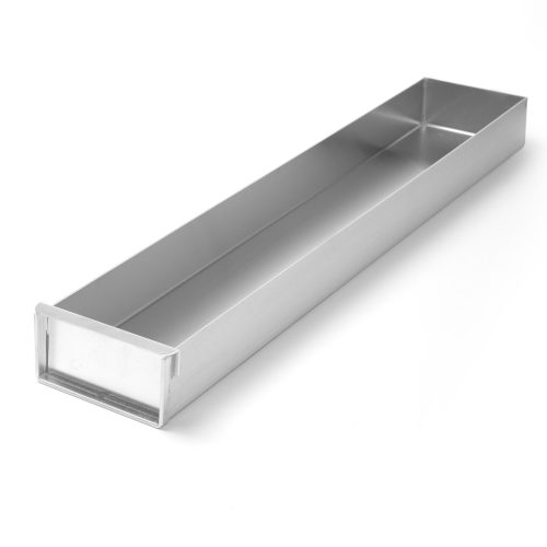 Confectionery alumīnija loksne slēgta taisnstūra 580x100x (H) 50mm Hendi 689851
