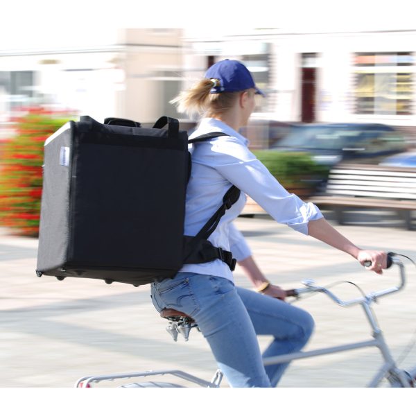 Mugursomas piegādes termiskais maiss transportam 10 picu -boxes ūdensnecaurlaidīgs 72 L - Hendi 709801