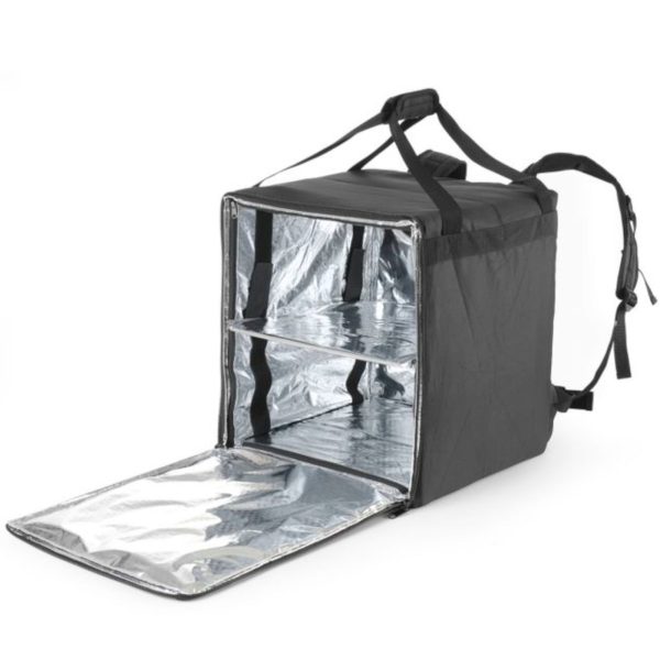 Mugursomas piegādes termiskais maiss transportam 10 picu -boxes ūdensnecaurlaidīgs 72 L - Hendi 709801