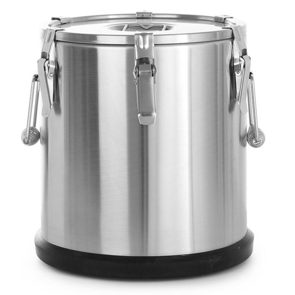 Termiskā konteinera tērauda termoss pārtikas transportēšanai 15L - Hendi 710111