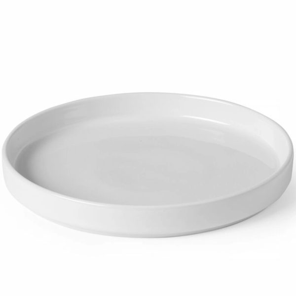 Plāksne ar augstu sarkanu malu baltu 200 x 25 mm - 6 gab.