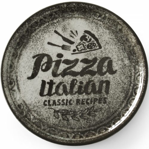 Porcelāna picas plāksnes recepšu kolekcija Melnā trešdien 31 cm - 6 gab.