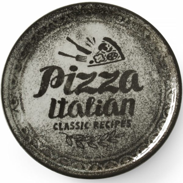 Porcelāna picas plāksnes recepšu kolekcija Melnā trešdien 31 cm - 6 gab.