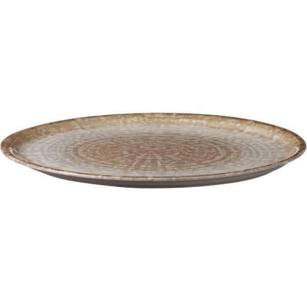 kas izgatavota no izturīga porcelāna diametra 330 x 18 mm - 6 gab.