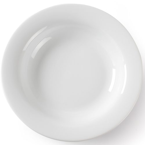Dziļa šķīvja optima zupas balta porcelāna 220 mm komplektam 12 gab. - Hendi 770863