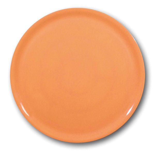 Izturīgs porcelāna picas plāksnes speciāls apelsīns 330 mm - iestatiet 6 gab.