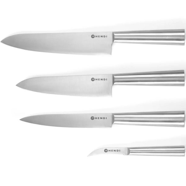 4 tērauda virtuves nažu komplekts - Hendi 781029